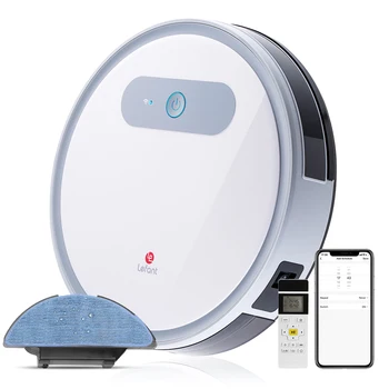 Lefant vacuum robot with wiping function, works with Alexa, WiFi & App, 2000pa strong suction power, self-charging
Lefant vacuum robot with wiping function, works with Alexa, WiFi & App, 2000pa strong suction power, self-charging
