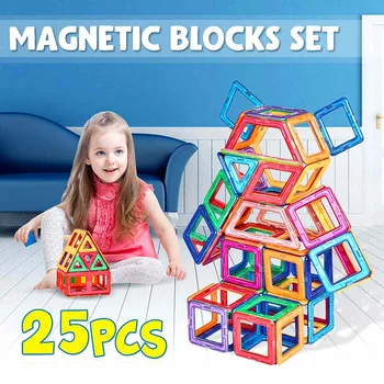 25Pcs Mini Magnetic Blocks Magnetic Construction Set Model DIY Building Blocks Plastic Educational Toys For Children Kids Gift
25Pcs Mini Magnetic Blocks Magnetic Construction Set Model DIY Building Blocks Plastic Educational Toys For Children Kids Gift