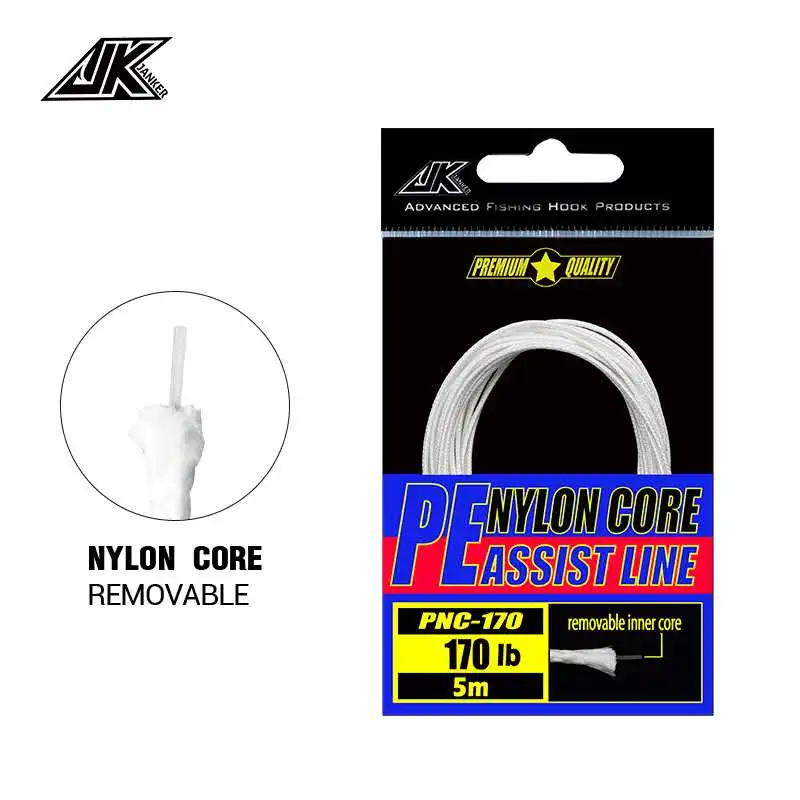 JK 60 80 130 170LB SLOW ASSIST LINE Wrap Core Fishing Hook Line For Sea Assist Hook Jigging Binding lines Fishhook Accessories
JK 60 80 130 170LB SLOW ASSIST LINE Wrap Core Fishing Hook Line For Sea Assist Hook Jigging Binding lines Fishhook Accessories