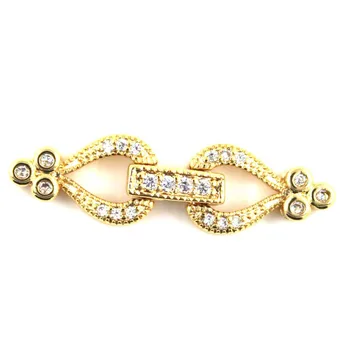 Copper Clasps 18K Gold plated DIY Pearls Jewelry Fittings Fastener Connector Clasps For DIY Gems Pearls Necklace Bracelet Clasp
Copper Clasps 18K Gold plated DIY Pearls Jewelry Fittings Fastener Connector Clasps For DIY Gems Pearls Necklace Bracelet Clasp