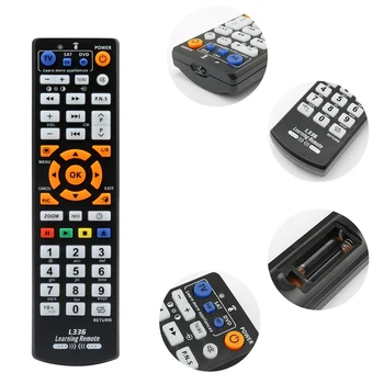 Smart Remote Control L336 Universal Copy IR Remote Control Controller With Learning Function for TV CBL DVD SAT HIFI TV BOX
Smart Remote Control L336 Universal Copy IR Remote Control Controller With Learning Function for TV CBL DVD SAT HIFI TV BOX