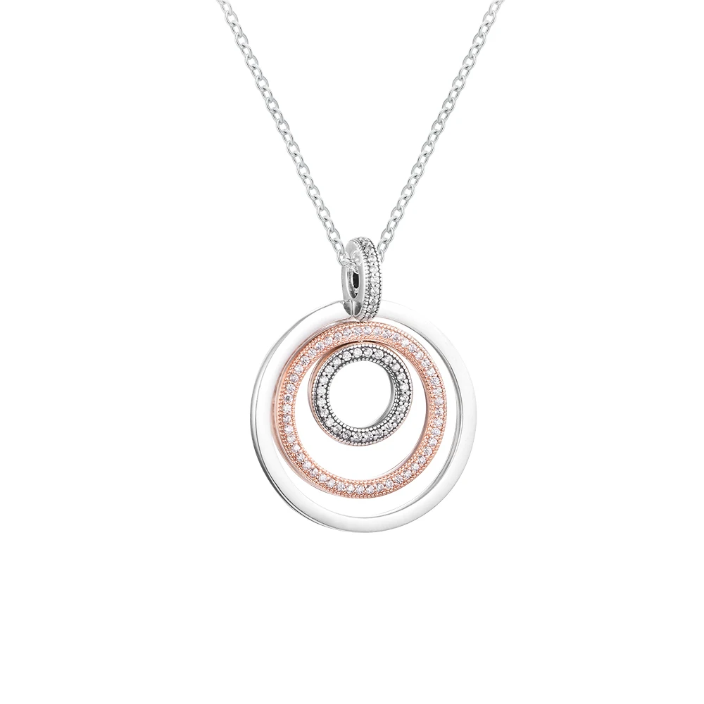 2021 New Two-tone Circles Pendant & Necklace 925 Sterling Silver Jewelry Necklaces for Women Wedding Party Gift Collares
2021 New Two-tone Circles Pendant & Necklace 925 Sterling Silver Jewelry Necklaces for Women Wedding Party Gift Collares