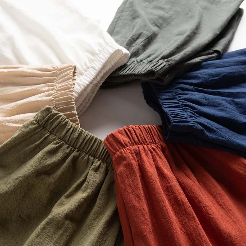Loose Linen Drawstring Women Shorts Bleach Style Summer Spring 2020 Solid Srtiped 9 Color Streetwear
Loose Linen Drawstring Women Shorts Bleach Style Summer Spring 2020 Solid Srtiped 9 Color Streetwear