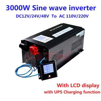 RV special inverter 12v 24v 48v turn to 220v 110V 3000w with UPS charging function inverter for Camper Home appliance 
RV special inverter 12v 24v 48v turn to 220v 110V 3000w with UPS charging function inverter for Camper Home appliance