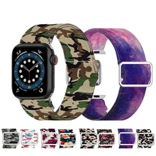 

Nylon strap for For Apple Watch Se 7 6 5 44MM 40MM IWatch 38MM 42MM Band For IWO W26 W46 W56 W66 HW12 HW16 HW22 T500 Correa