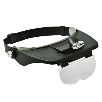 Headband 1.2X,1.8X,2.5X,3.5X Magnifier Loupe Head Magnifying Glass Lens Beekeeping Tools Insects Magnifier with LED Light 2
Headband 1.2X,1.8X,2.5X,3.5X Magnifier Loupe Head Magnifying Glass Lens Beekeeping Tools Insects Magnifier with LED Light 2