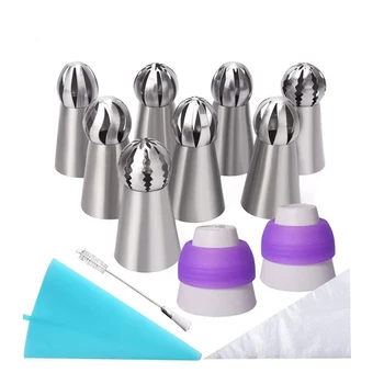 22pcs Cake Set Baking Tools Cake Decorating Tips Set Mouth Baking Decoration Tool Frosting Pastry Coloring Utensils
22pcs Cake Set Baking Tools Cake Decorating Tips Set Mouth Baking Decoration Tool Frosting Pastry Coloring Utensils