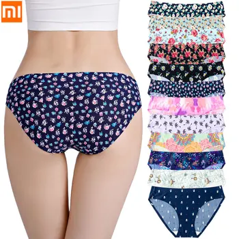 3PCS Xiaomi Women's Seamless Panties Ladies Ultra-thin Panty Printed Breather Underwear Women Sexy low-Rise Briefs Lingerie New 
3PCS Xiaomi Women's Seamless Panties Ladies Ultra-thin Panty Printed Breather Underwear Women Sexy low-Rise Briefs Lingerie New
