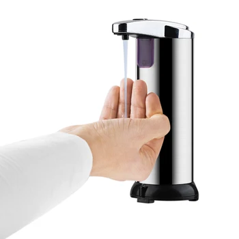 Automatic Soap Dispenser Infrared Sensor Thick Stainless Steel 250ML 3 Speeds Adjustment Hand Sanitizer Bottle
Automatic Soap Dispenser Infrared Sensor Thick Stainless Steel 250ML 3 Speeds Adjustment Hand Sanitizer Bottle