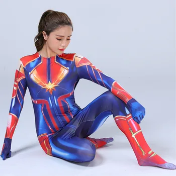 Halloween Costumes for Women Adult Captain Marvel Cosplay Costume Tight Leotard Clothing Superhero Captain Marvel Role-Playing
Halloween Costumes for Women Adult Captain Marvel Cosplay Costume Tight Leotard Clothing Superhero Captain Marvel Role-Playing
