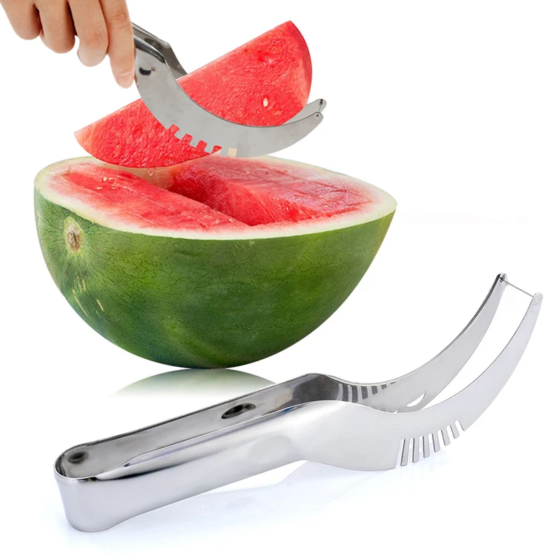 Watermelon Slicer Stainless Steel Watermelon Cutter Corer Server Fast Melon Fruit Slicer Knife Cutting Tools Kitchen Accessories
Watermelon Slicer Stainless Steel Watermelon Cutter Corer Server Fast Melon Fruit Slicer Knife Cutting Tools Kitchen Accessories
