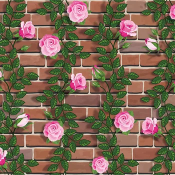 3D Wall Paper Brick Stone Rustic Effect Self-adhesive Wall Sticker Home Decor Fresh red brick flower vine room decor #3b04
3D Wall Paper Brick Stone Rustic Effect Self-adhesive Wall Sticker Home Decor Fresh red brick flower vine room decor #3b04