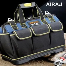AIRAJ Multi-Function Tool Bag 1680D Oxford Cloth Electrician Bag, Multi-Pocket Waterproof Anti-Fall Storage Bag AIRAJ Multi-Function Tool Bag 1680D Oxford Cloth Electrician Bag, Multi-Pocket Waterproof Anti-Fall Storage Bag