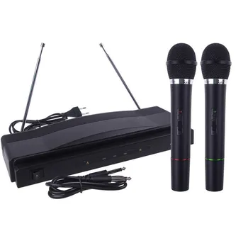 Professional Dual Wireless Microphone System Dual Handheld Kraoke Speech Party supplies Microphone+ 2 x Mic Cordless Receiver
Professional Dual Wireless Microphone System Dual Handheld Kraoke Speech Party supplies Microphone+ 2 x Mic Cordless Receiver