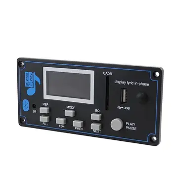 12V LCD Bluetooth MP3 Decoder Board Support FM Radio AUX USB With Lyrics Display
12V LCD Bluetooth MP3 Decoder Board Support FM Radio AUX USB With Lyrics Display