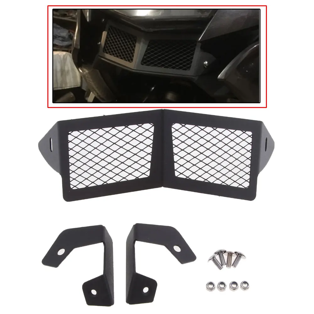 Radiator Grill Screen Cover Guard for BMW K1600GT K1600GTL Motorcycle, Black Radiator Grill Screen Cover Guard for BMW K1600GT K1600GTL Motorcycle, Black
