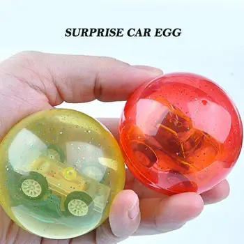 Easter Gift 4pcs Transparent Plastic Surprise Ball Inside Car Toy Capsules Easter Eggs Baby Toys Children Diecasts Vehicles Toy
Easter Gift 4pcs Transparent Plastic Surprise Ball Inside Car Toy Capsules Easter Eggs Baby Toys Children Diecasts Vehicles Toy