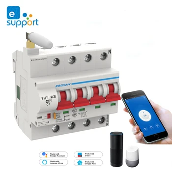 eWeLink 4P WiFi Smart Circuit Breaker overload short circuit protection Automatic Switch Voice with Amazon Alexa and Google home
eWeLink 4P WiFi Smart Circuit Breaker overload short circuit protection Automatic Switch Voice with Amazon Alexa and Google home