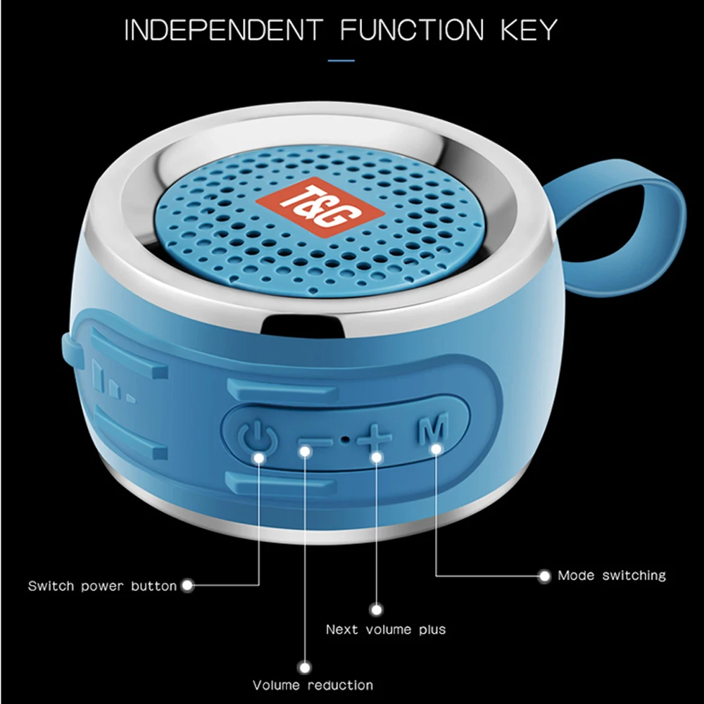 Wireless Bluetooth Portable Speaker FM Radio Subwoofer Music Player Waterproof Outdoor Wireless Sound System Loudspeaker TG-146
Wireless Bluetooth Portable Speaker FM Radio Subwoofer Music Player Waterproof Outdoor Wireless Sound System Loudspeaker TG-146
