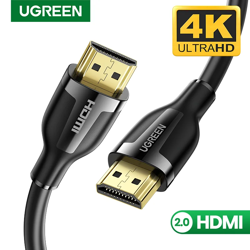 Ugreen HDMI кабель hdmi к 2.0 1 м 2 3 5 15 4 К 1080 P 3D для Xiaomi Mi TV Box Laptop Nintend Switch PS4/3 DVB T2 PS3 проектор HD