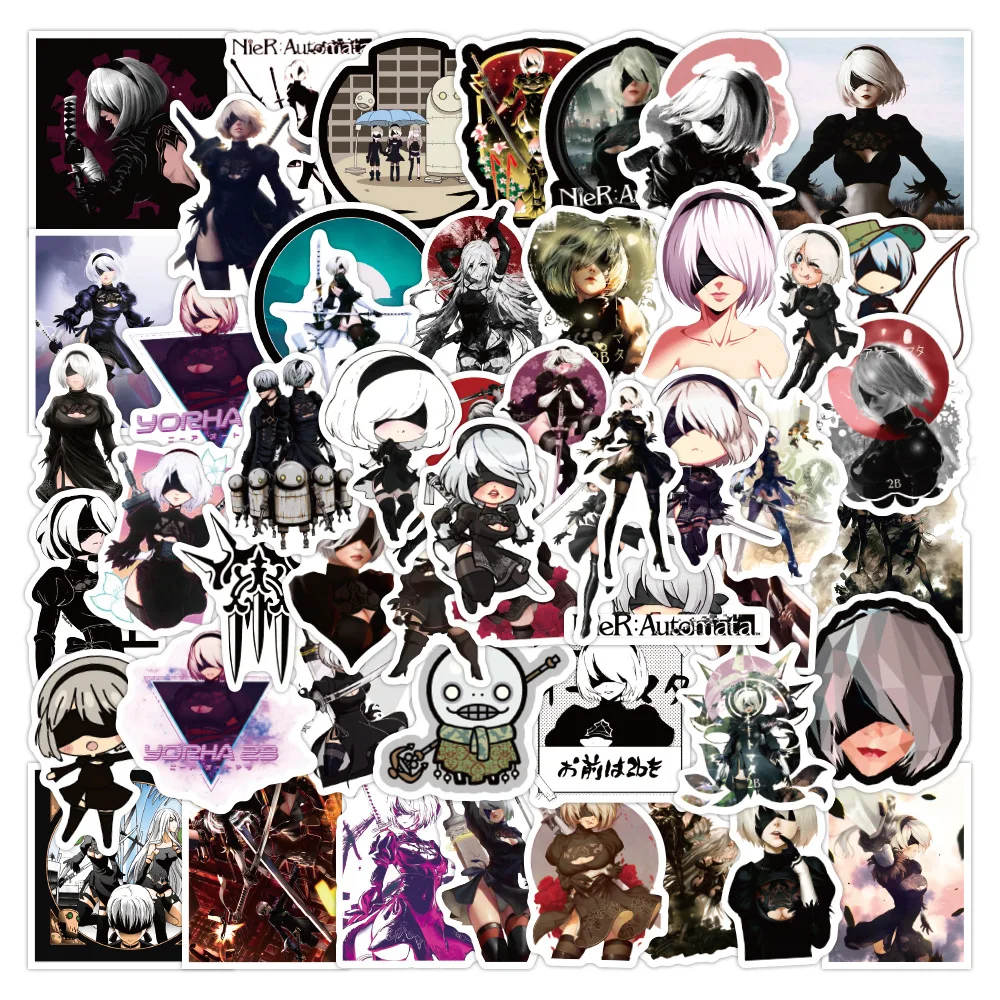 10/30/50PCS NieR:Automata Game Stickers Laptop Skateboard Guitar Motorcycle Phone Cool Graffiti Decal Waterproof Sticker Kid Toy
10/30/50PCS NieR:Automata Game Stickers Laptop Skateboard Guitar Motorcycle Phone Cool Graffiti Decal Waterproof Sticker Kid Toy