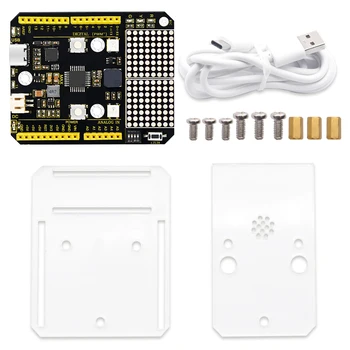 KEYESTUDIO ATmega328P Max Development Controller Board With Type-C USB Cable for Arduino UNOR3 +10 Projetcs
KEYESTUDIO ATmega328P Max Development Controller Board With Type-C USB Cable for Arduino UNOR3 +10 Projetcs