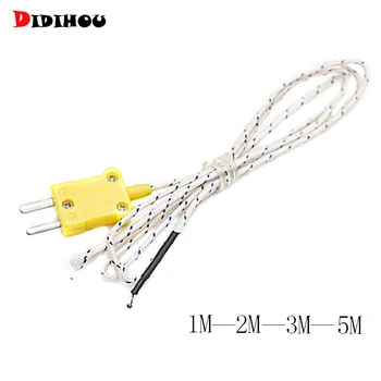 1/2/3/5M K Type Thermometer Line Test Length Wire Temperature Thermocouple Sensor Probe Tester Line Multimeter Tester Line
1/2/3/5M K Type Thermometer Line Test Length Wire Temperature Thermocouple Sensor Probe Tester Line Multimeter Tester Line
