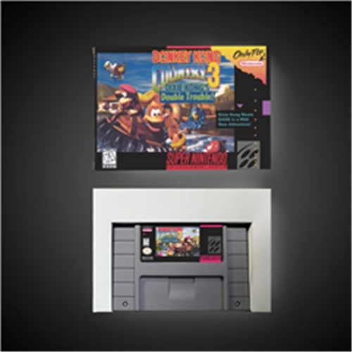 Donkey Country Kong 3 - Dixie Kong's Double Trouble! - RPG Game Card Battery Save US Version Retail Box
Donkey Country Kong 3 - Dixie Kong's Double Trouble! - RPG Game Card Battery Save US Version Retail Box