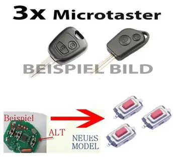 Para Peugeot 106 206 207 306 307 406 microtaster mikrotaster pulsador mando a distancia Llave 
Para Peugeot 106 206 207 306 307 406 microtaster mikrotaster pulsador mando a distancia Llave