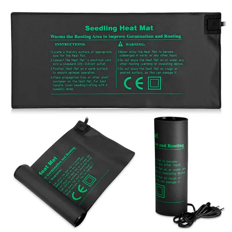 Promotion! Durable Seedling Heat Mat Plant Seed Germination Propagation Clone Starter Pad Warm Hydroponic Heating Pad 52 X 24cm
Promotion! Durable Seedling Heat Mat Plant Seed Germination Propagation Clone Starter Pad Warm Hydroponic Heating Pad 52 X 24cm