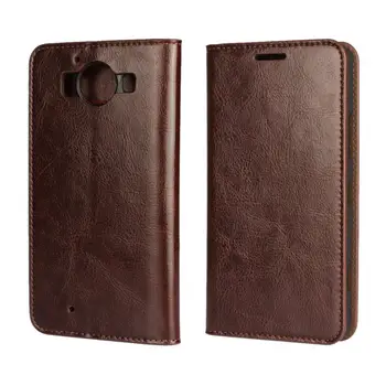Real Genuine leather Flip Leather Mobile Phone Case for Microsoft Nokia Lumia 640 640XL Lumia950 950XL Wallet Cover Card Slots 
Real Genuine leather Flip Leather Mobile Phone Case for Microsoft Nokia Lumia 640 640XL Lumia950 950XL Wallet Cover Card Slots