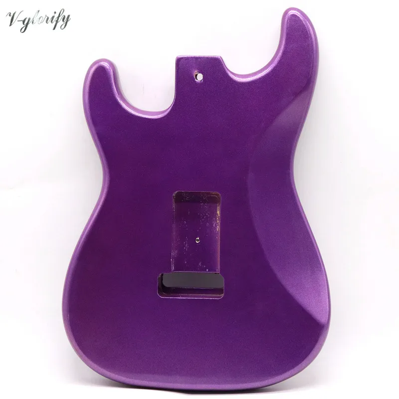 Металлический фиолетовый дерево окуме ST корпус электрогитары глянцевый гитары