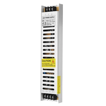 CLAITE Thin 170V-260V TO DC12V 100W 200W LED Driver Power Adapter Supply Lighting Transformer for SMD Stripe Light
CLAITE Thin 170V-260V TO DC12V 100W 200W LED Driver Power Adapter Supply Lighting Transformer for SMD Stripe Light