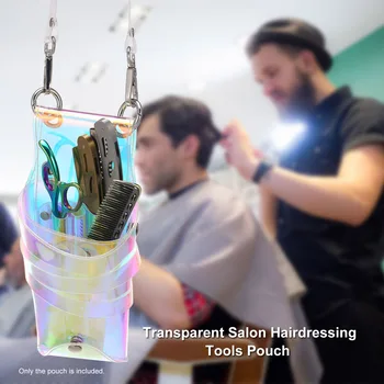 PVC Transparent Hair Scissors Bag Clips Bag Salon Hairdressing Tools Barber Holster Pouch Holder with Shoulder Belt 
PVC Transparent Hair Scissors Bag Clips Bag Salon Hairdressing Tools Barber Holster Pouch Holder with Shoulder Belt