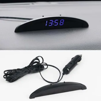 Auto Modern Luminous Clock Blue LED Digital Display Electronic Car Thermometer 3 In 1 Time/Temperature/Voltage
Auto Modern Luminous Clock Blue LED Digital Display Electronic Car Thermometer 3 In 1 Time/Temperature/Voltage