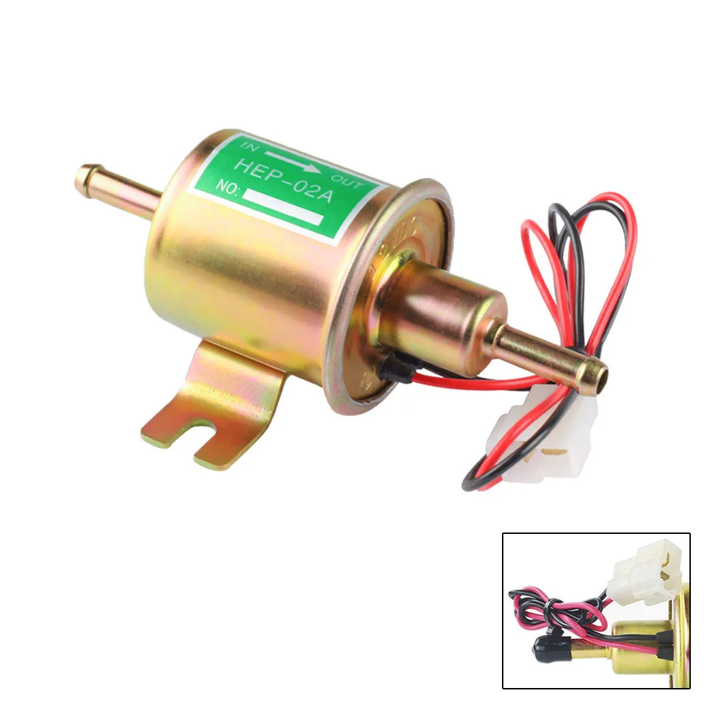 Fuel Pump 12v Electric Petrol Pump Low Pressure Bolt Fixing Wire Diesel HEP-02A Set For Car Carburetor Motorcycle ATV
Fuel Pump 12v Electric Petrol Pump Low Pressure Bolt Fixing Wire Diesel HEP-02A Set For Car Carburetor Motorcycle ATV