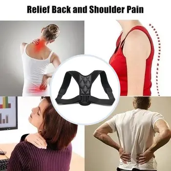 Ladies Adult Adjustable Posture Corrector Back Spine Support Belt Brace Breathable Corrective Shoulder Strap P0H6
Ladies Adult Adjustable Posture Corrector Back Spine Support Belt Brace Breathable Corrective Shoulder Strap P0H6