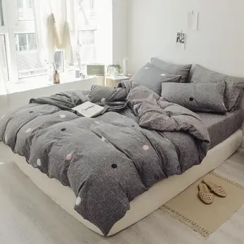 Grey Lightweight Washed Cotton Ultra Soft Duvet Cover Bedding Set Queen Twin King Size Teens Boys Fitted Sheets Bed sheets set
Grey Lightweight Washed Cotton Ultra Soft Duvet Cover Bedding Set Queen Twin King Size Teens Boys Fitted Sheets Bed sheets set