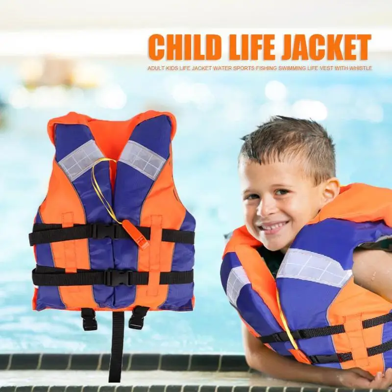 Life Jacket Vest,Kids Swimming Buoyancy Aid Life Jacket Vest Boating Drifting Aid Jacket with Whistle for Child Safety Watersport Activities