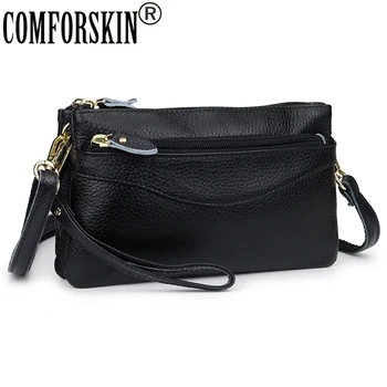 COMFORSKIN Genuine Leather Women Day Clutches New Arrivals Double Compartment Ladies Messenger Bag Large Capacity Female Handbag
COMFORSKIN Genuine Leather Women Day Clutches New Arrivals Double Compartment Ladies Messenger Bag Large Capacity Female Handbag
