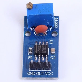 10Pcs NE555 Adjustable Resistance Frequency Pulse Generator Module Single Channel Output Module 5V-12V for Arduino Smart Car
10Pcs NE555 Adjustable Resistance Frequency Pulse Generator Module Single Channel Output Module 5V-12V for Arduino Smart Car