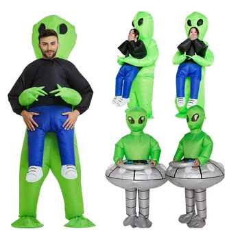 High Quality Dinosaur Inflatable costume Green Alien Party costumes suit Cosplay disfraz Halloween Costumes For Adult kids dress
High Quality Dinosaur Inflatable costume Green Alien Party costumes suit Cosplay disfraz Halloween Costumes For Adult kids dress