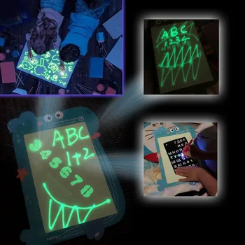 A3 LED Light Up Fun Painting Board Graffiti Doodle Drawing Tablet Magic Draw For Kids Developing Toy
A3 LED Light Up Fun Painting Board Graffiti Doodle Drawing Tablet Magic Draw For Kids Developing Toy