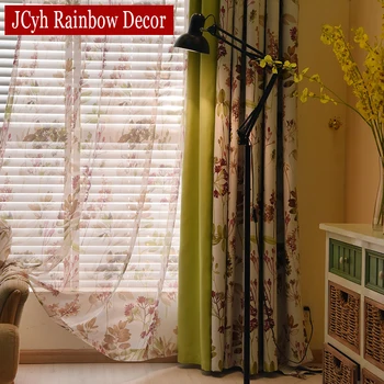 Rainforest Blackout Curtains For Living Room Bedroom Luxury Curtain Window Treatments 85% Shading Floral Stitching Gordijnen
Rainforest Blackout Curtains For Living Room Bedroom Luxury Curtain Window Treatments 85% Shading Floral Stitching Gordijnen