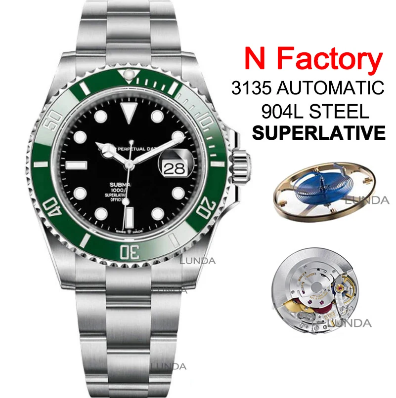 N Rolexable Watch Men 904L Submari 3135 Automatic Date series new green water ghost Automatic mechanical men's watch 126610LV N
N Rolexable Watch Men 904L Submari 3135 Automatic Date series new green water ghost Automatic mechanical men's watch 126610LV N