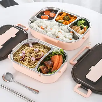 Portable 304 Stainless Steel Lunch Box 2020 New Hot Japanese Style Compartment Bento Box Kitchen Leakproof Food Container
Portable 304 Stainless Steel Lunch Box 2020 New Hot Japanese Style Compartment Bento Box Kitchen Leakproof Food Container