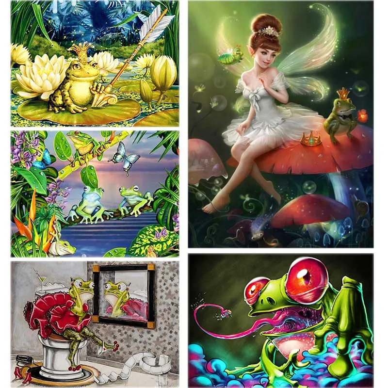 Full Square 5d Diy Diamond Embroidery Frog Animal Daimond Painting Cartoon Princess Crystal Rhinestone Scenery Home Decor A91
Full Square 5d Diy Diamond Embroidery Frog Animal Daimond Painting Cartoon Princess Crystal Rhinestone Scenery Home Decor A91