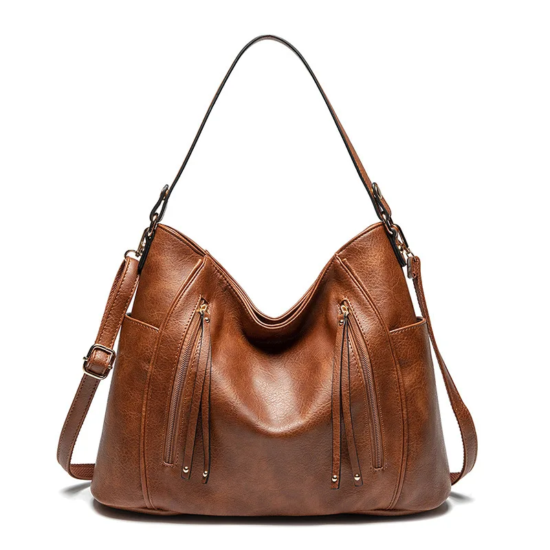 Фото Сумка женская кожаная большая винтажная 2021 | Багаж и сумки