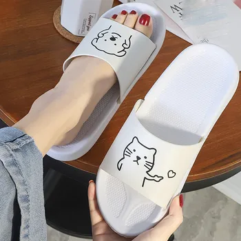 Solid Color Cute Pattern Flip Flops Home Slippers Unisex Fashion Bathroom slippers Couple slippers 2020 New Домашние тапочки
Solid Color Cute Pattern Flip Flops Home Slippers Unisex Fashion Bathroom slippers Couple slippers 2020 New Домашние тапочки