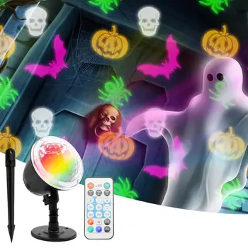 Outdoor Waterproof RF Remote Control Halloween Pattern Light Snow Light Lawn Light Dynamic Halloween Projection Lamp
Outdoor Waterproof RF Remote Control Halloween Pattern Light Snow Light Lawn Light Dynamic Halloween Projection Lamp